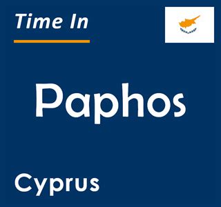 paphos cyprus time zone|Current Local Time in Páfos, Cyprus .
